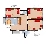 With 2 Bathrooms- 5 Minutes From Old Town - 102 M2