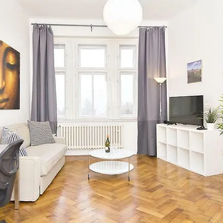 Apartments 5 Minutes Walk From Old Town - 102 M2 W Balcony, View, Shower Plus Bath דירה פראג